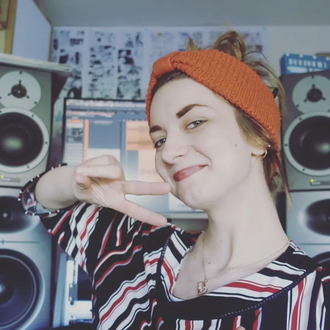 Artiste en session au studio Couleur de Son